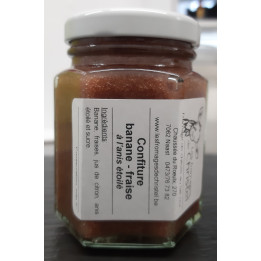 Confiture banane et fraise à l'anis étoilé   