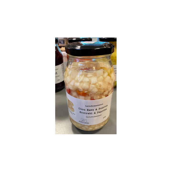 Chou rave et poivrons - BIO - 480g