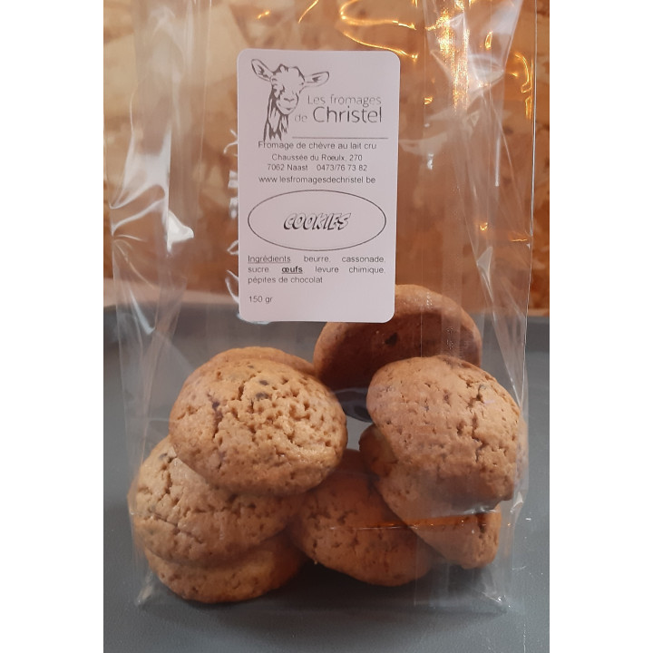 Biscuits Cookies noix et cramberries  (150gr)