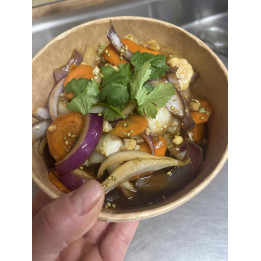 Légumes sautés à la sauce d'huitres