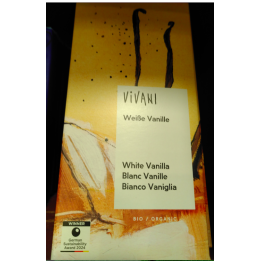 Chocolat blanc vanille - VIVANI – 80g