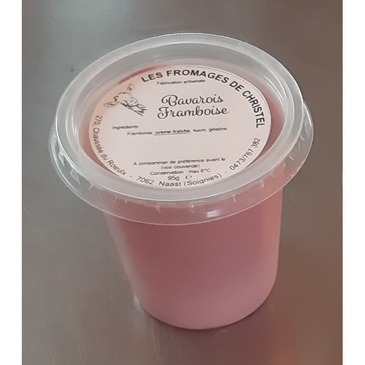 Bavarois framboise (95 gr)