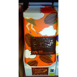 Chocolate from heaven - noir 72% BIO - 100g