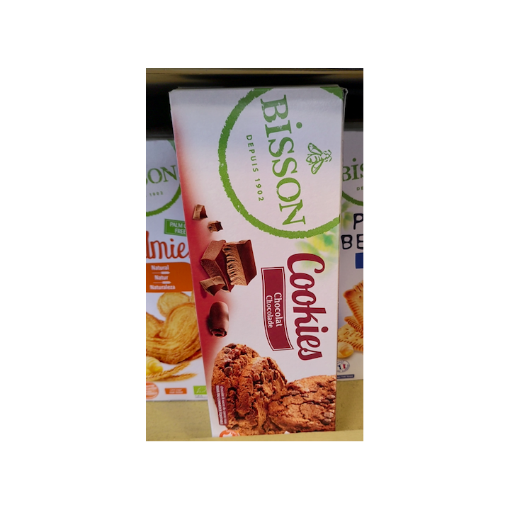 Biscuits COOKIES chocolat Bisson – 200g - bio