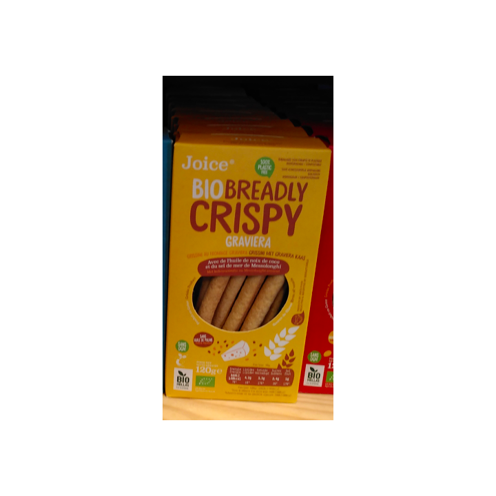 Gressins FROMAGE GRAVIERA bio - 120g - Joice