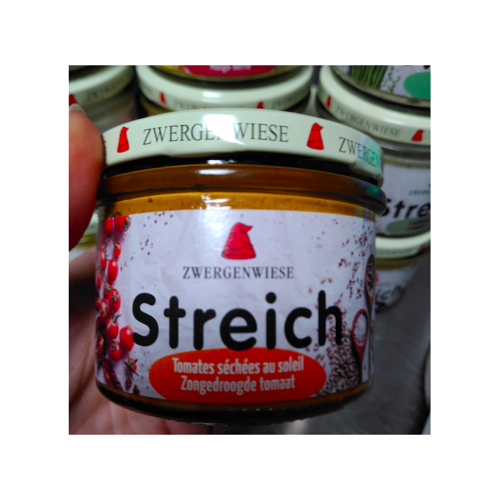 Tartinade Streich TOMATES SECHEES bio – 180g – Zwergenwiese