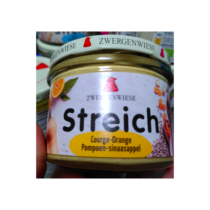 Tartinade Streich COURGE ORANGE bio – 180g – Zwergenwiese