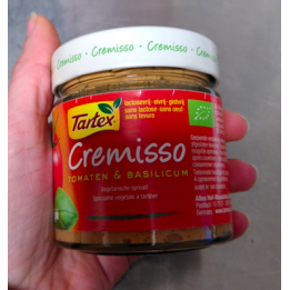 Tartinade TOMATE BASILIC vegan bio – 180g – Cremisso