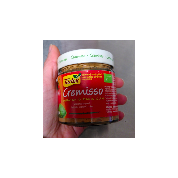 Tartinade TOMATE BASILIC vegan bio – 180g – Cremisso