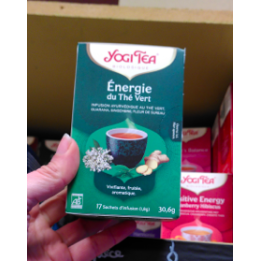 Infusion Yogi Tea - Energie du thé vert – 17sachets