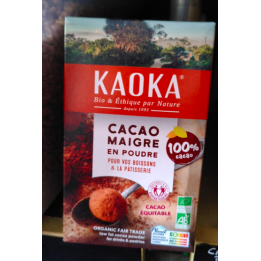 Cacao maigre en poudre – 250g – Kaoka - bio fair trade