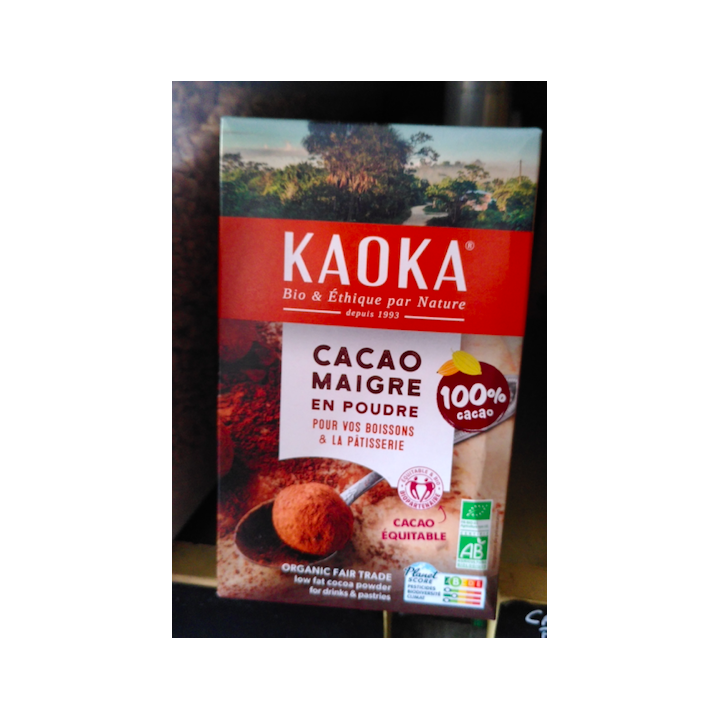Cacao maigre en poudre – 250g – Kaoka - bio fair trade