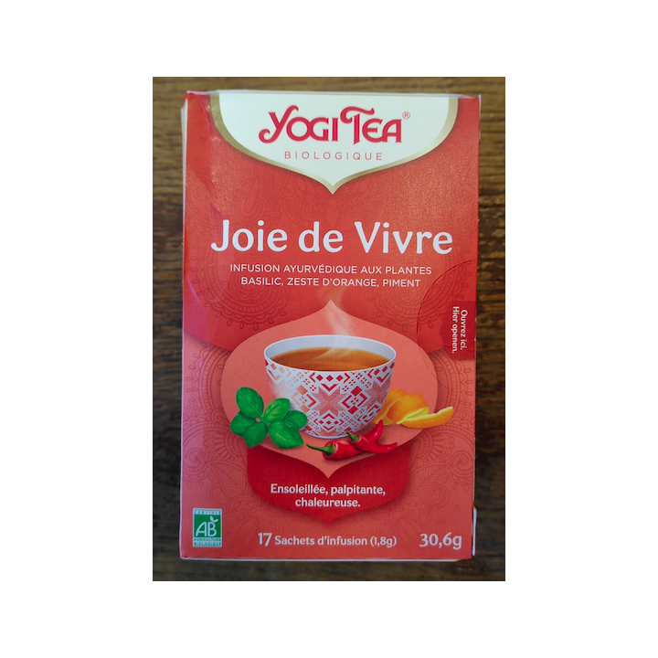 Infusion Yogi Tea - Joie de Vivre – 17sachets