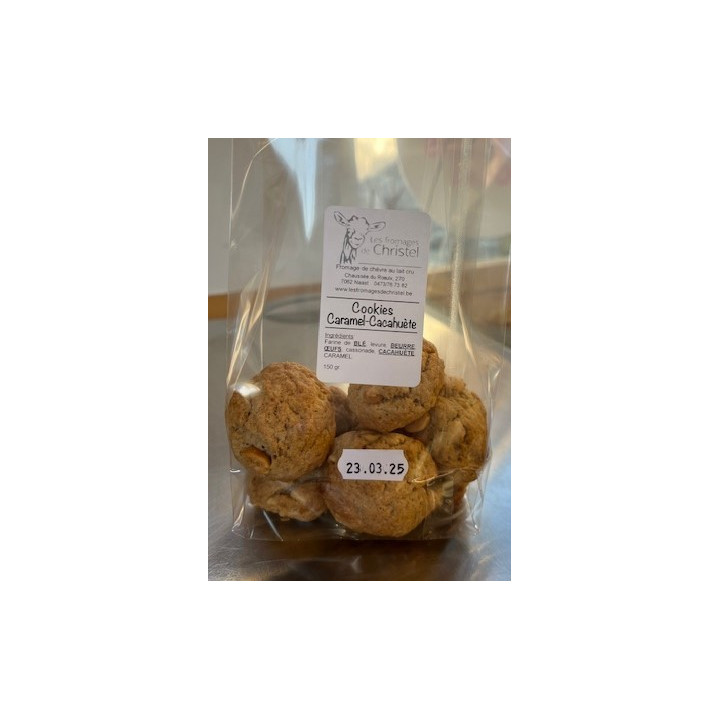 Cookies caramel et cacahuète (150 gr)