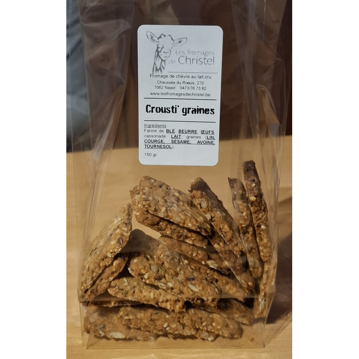 Biscuits Crousti'graines (150gr)