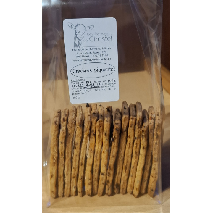 Biscuits Crackers piquants (150 gr)