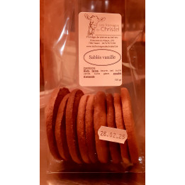Biscuits Sablés vanille (150 gr)