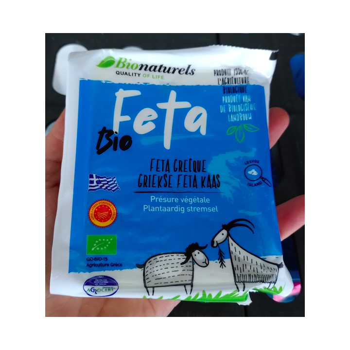 Fromage FETA bio - 100g (petit) - Bionaturels