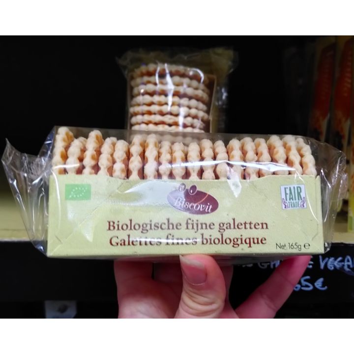 Biscuits GALETTTES FINES – 165g - bio - Biscovit