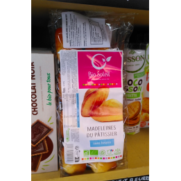 Biscuits Madeleines patissier sans beurre - 180g - Bio Soleil