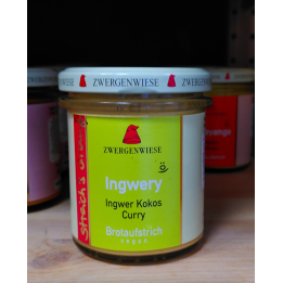 Tartinade INGWERY bio – 160g – Zwergenwiese