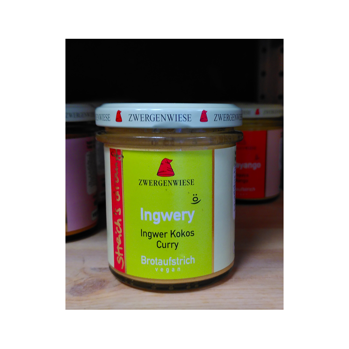 Tartinade INGWERY bio – 160g – Zwergenwiese