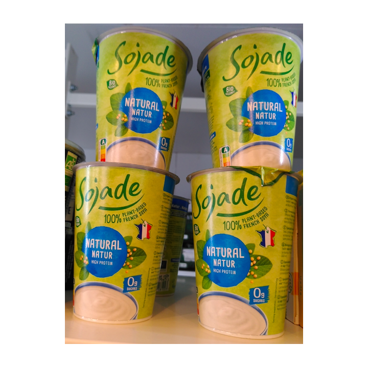 Yaourt soja nature - 400g - bio - Sojade