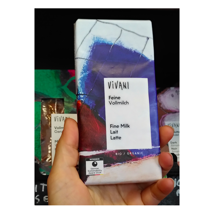 Chocolat lait - VIVANI – 100g