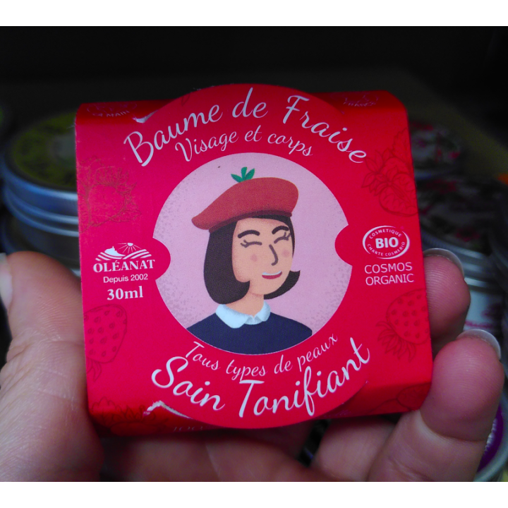Baume de FRAISE tonifiant - 30 ml – Oléanat