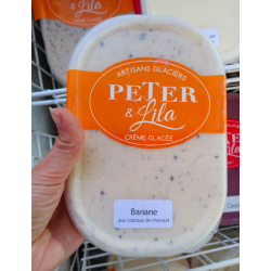 Glace banane copeaux de...