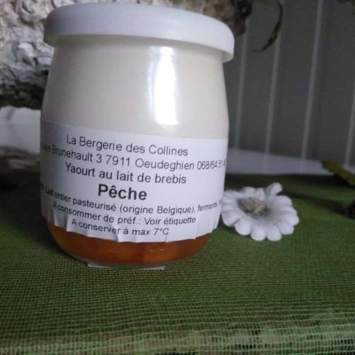Yaourt de brebis pêche - 125ml