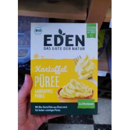 Purée de pomme de terre bio – 2 sachets de 80g – Eden