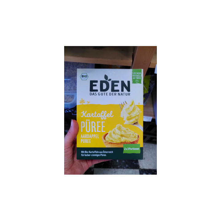 Purée de pomme de terre bio – 2 sachets de 80g – Eden