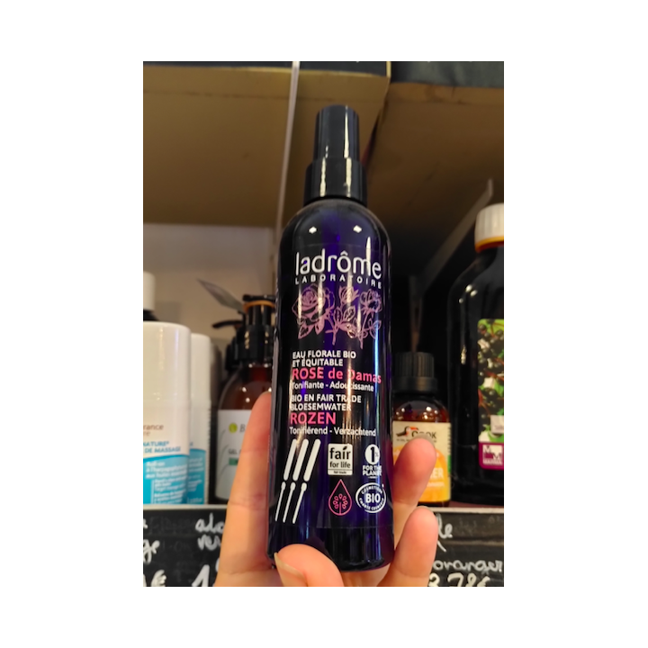 Eau florale ROSE – 200ml – Ladrôme