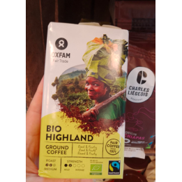 Café Highland MOULU bio  – 250g – Oxfam