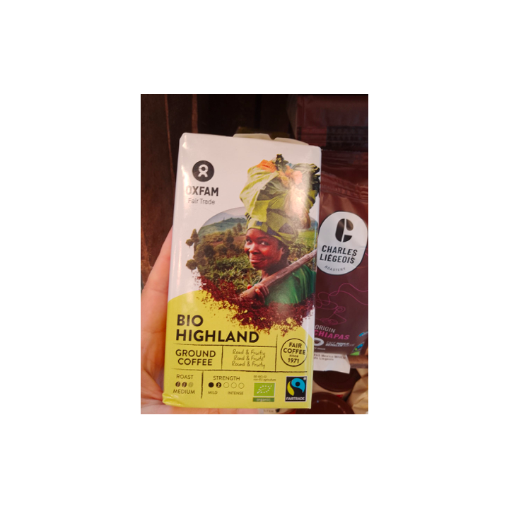 Café Highland MOULU bio  – 250g – Oxfam