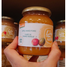 Compote pommes/mangues - 360g - Luna & Terra - bio