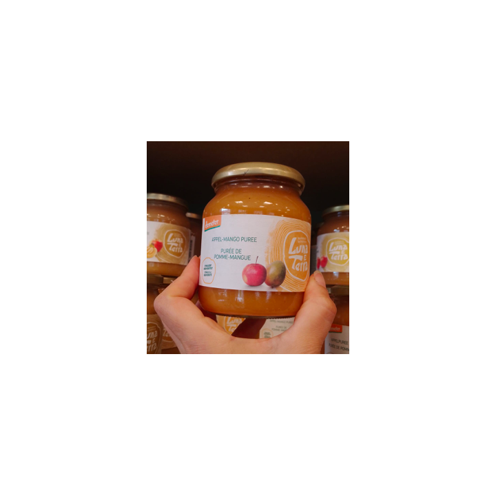 Compote pommes/mangues - 360g - Luna & Terra - bio