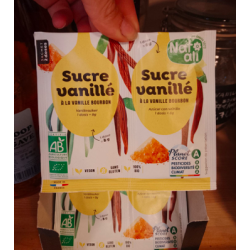 Sucre vanillé bio – 2*8g –...