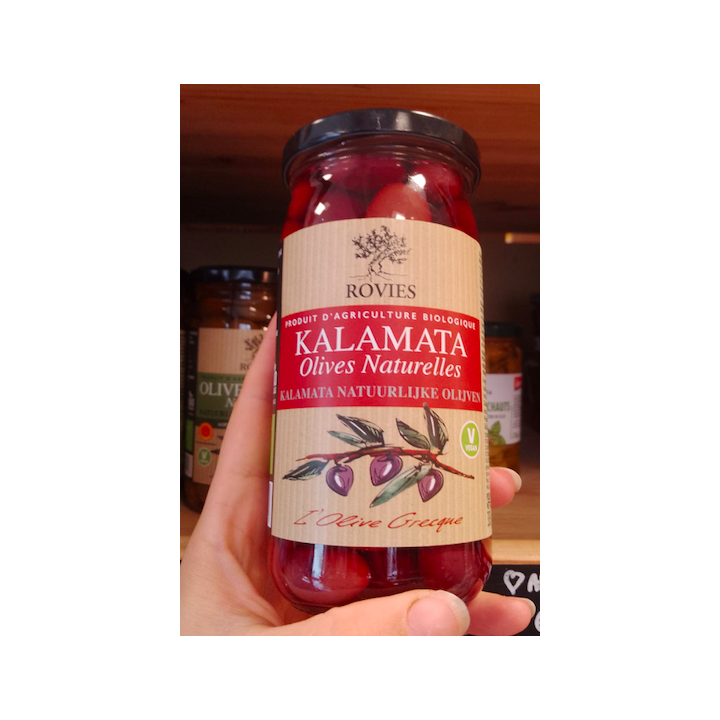 Olives kalamata bio – 350g – Rovies