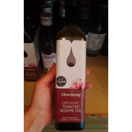Huile de sésame grillé - 50cl - bio - Clearspring