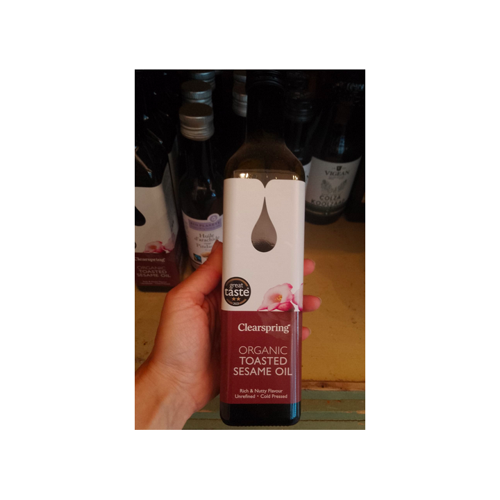 Huile de sésame grillé - 50cl - bio - Clearspring