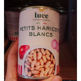 Haricots blancs petits bio – 400g – Luce