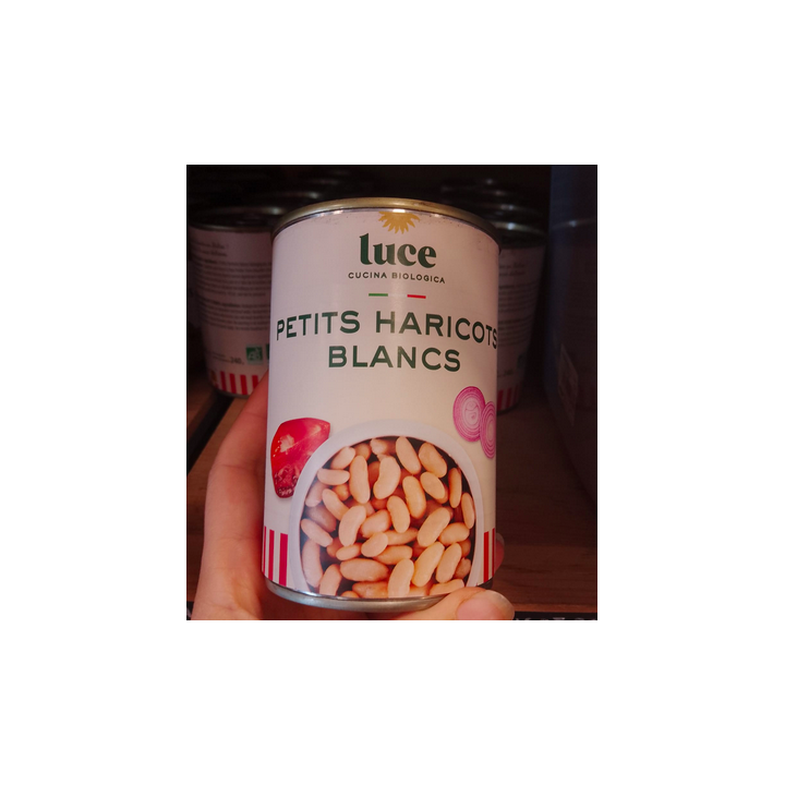 Haricots blancs petits bio – 400g – Luce