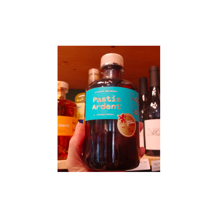 Pastis - Ardent - 45% - Organic spirit - 50cl