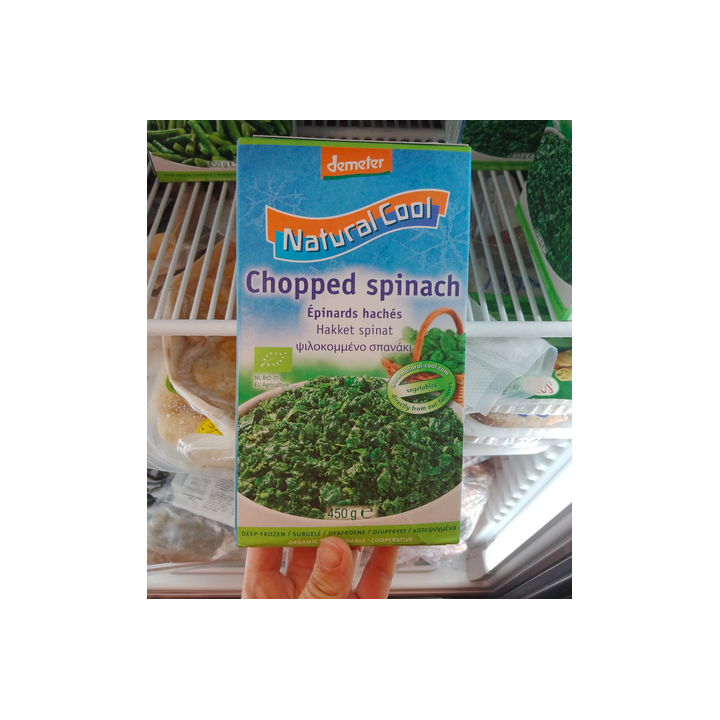 SURGELE - épinards haché - 450g - Naturalcool