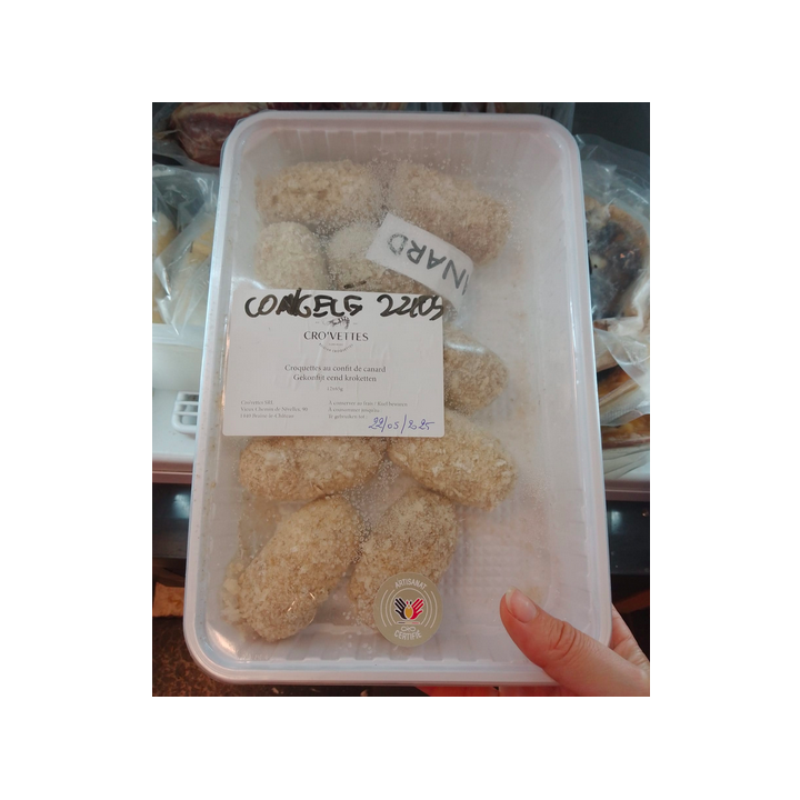 ❄️ LIQUIDATION congel - croquettes canard confit - 10pcs - Cro'vette
