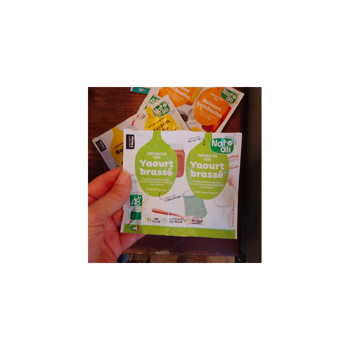 Préparation yaourt BRASSE bio - 2 sachets de 6g – Natali