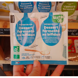 Préparation dessert fermenté BIFIDUS bio - 2 sachets 6g – Natali