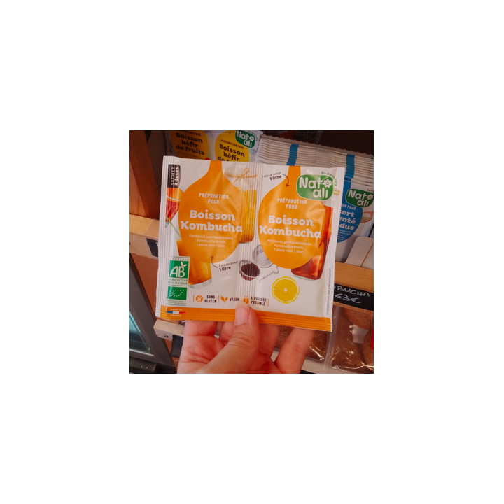 Préparation boisson KOMBUCHA bio - 2 sachets 5g – Natali
